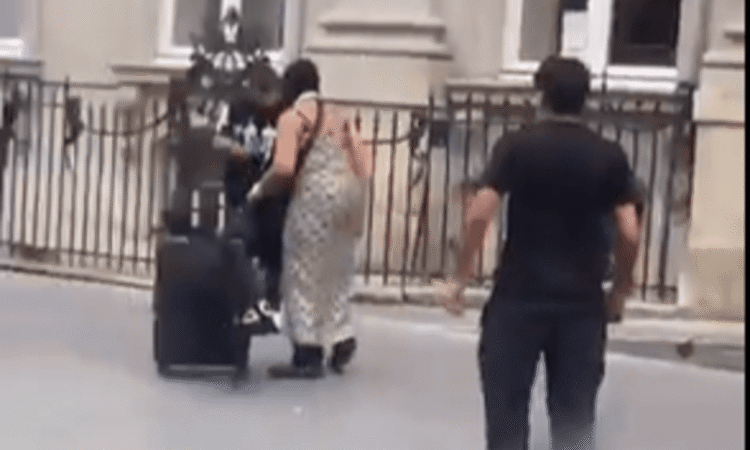 Antwerp muslim woman video