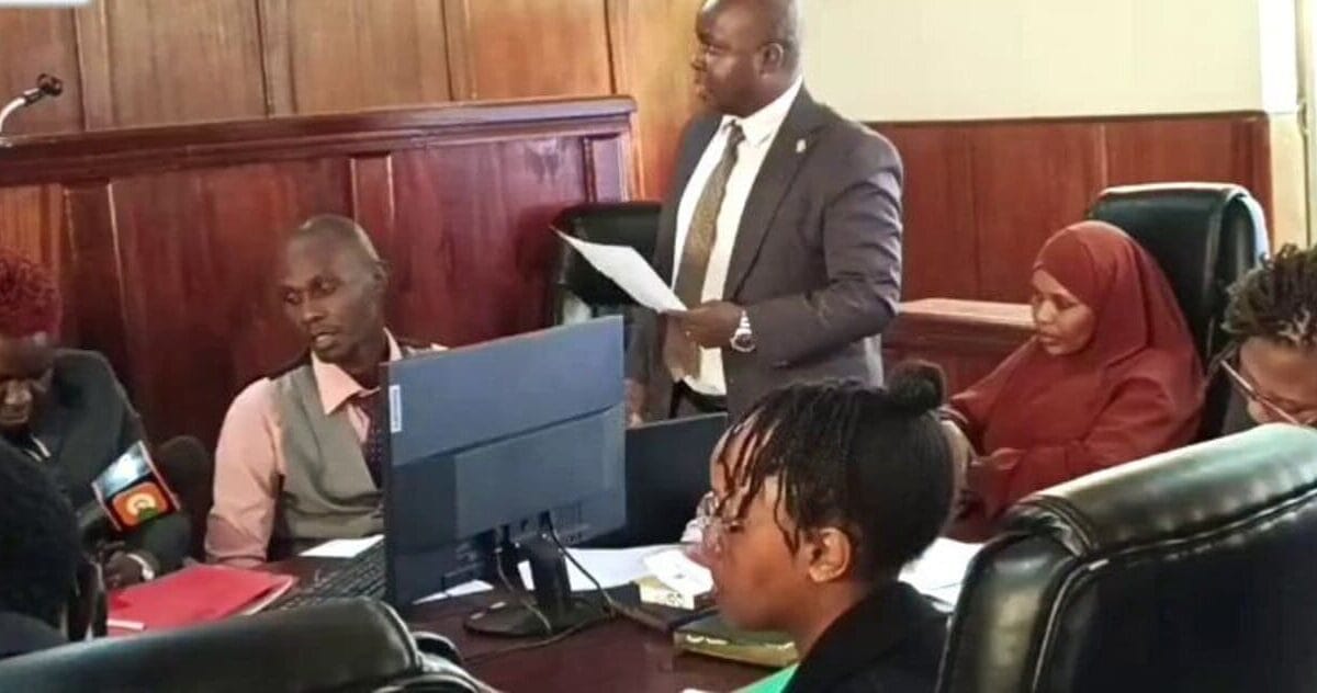 Babu owino with mosquito case photo