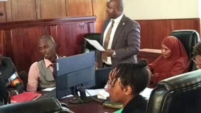 Babu owino with mosquito case photo