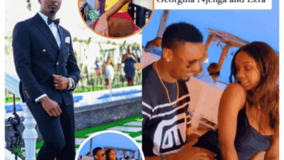 Georgina njenga spotted in mombasa all cosy with gospel singer ezra