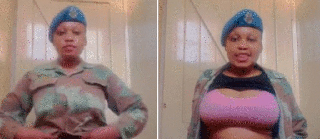 Sandf uniform misuse sparks social media