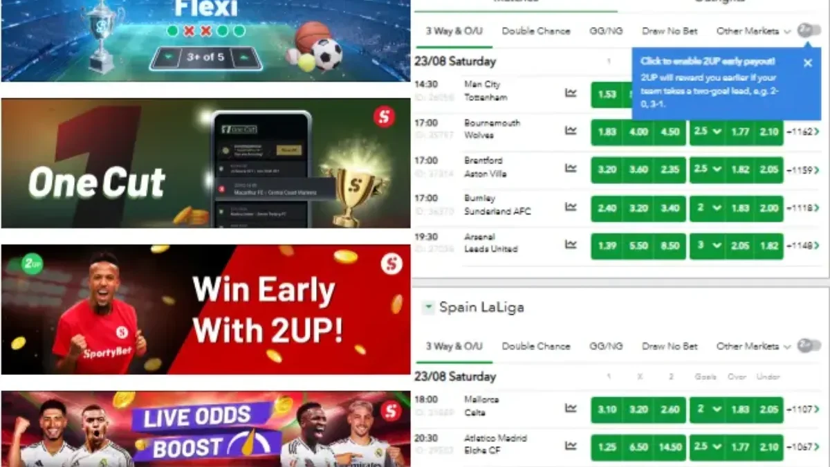 Sportybet lucrative cashout features