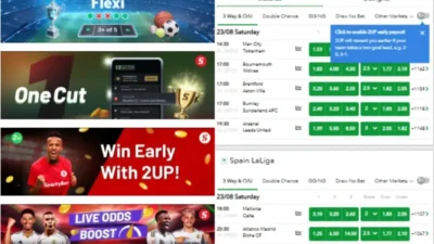 Sportybet lucrative cashout features