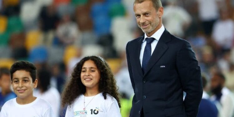 Uefa president aleksander Čeferin at the 2025 uefa super cup (1) (1)