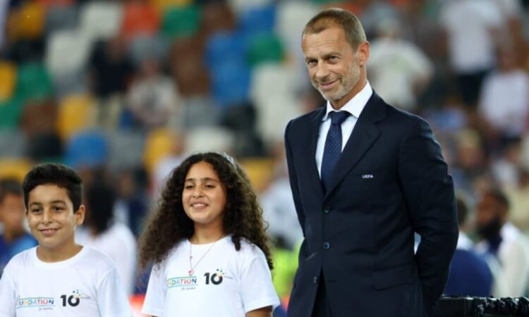 Uefa president aleksander Čeferin at the 2025 uefa super cup (1) (1)
