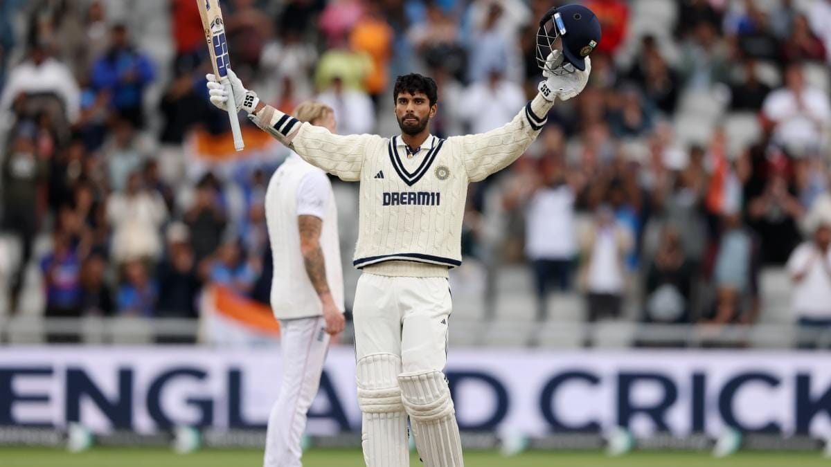 Washington sundar’ test 2025