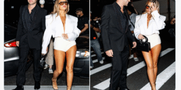 Iris Kendall and TJ Palma Love Island Reunion at NYFW