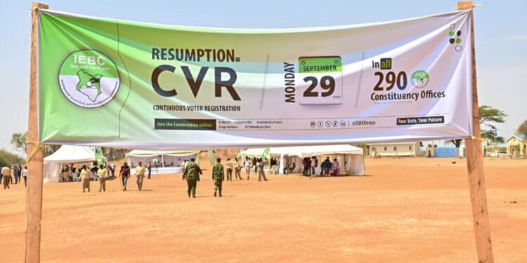 Iebc voter registration drive