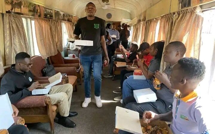 Luxury train in zimbabwe