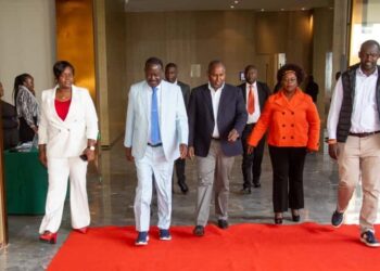 Odm pg underway. rt. hon. raila odinga chairing th