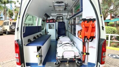 Ruto's ambulance