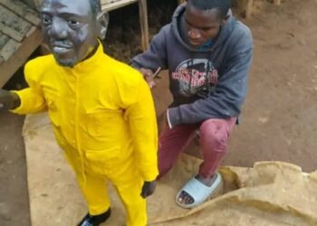 Artist behind ruto and kipyegon sculptures beaten