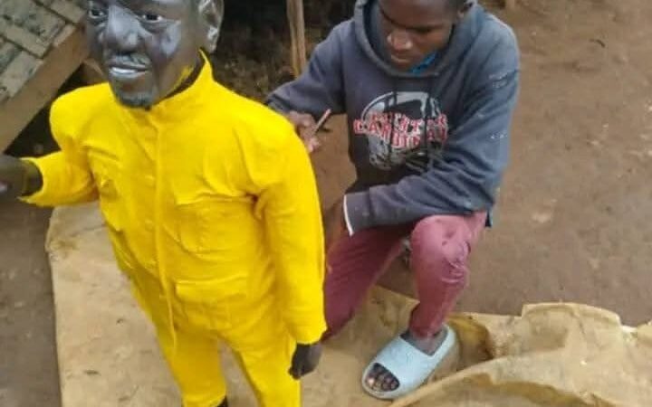 Artist behind ruto and kipyegon sculptures beaten