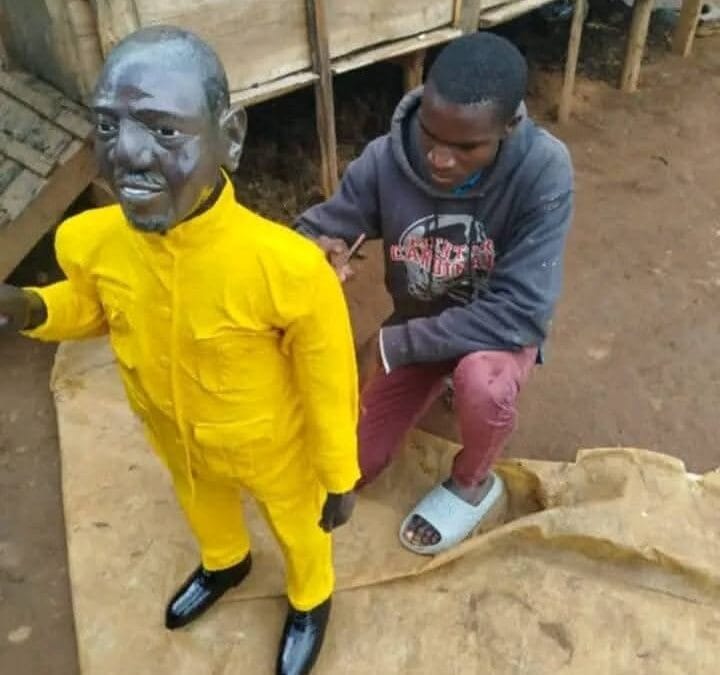 Artist behind ruto and kipyegon sculptures beaten