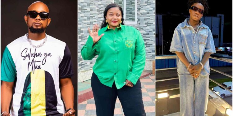 Billnas (l( shilole (c) and sharobaro wa instagram