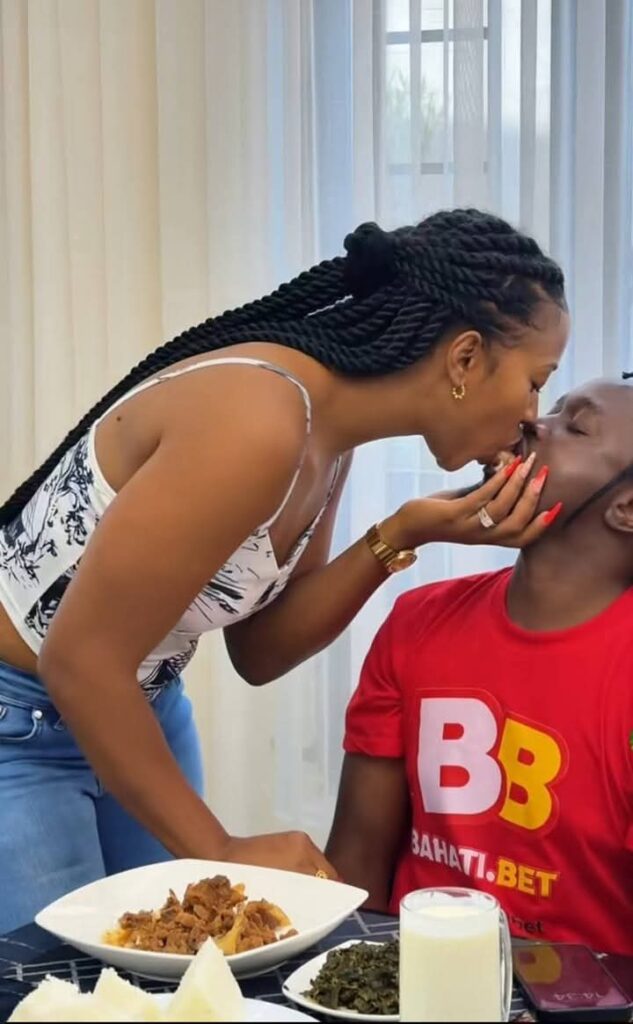 Diana and bahati spit feeding