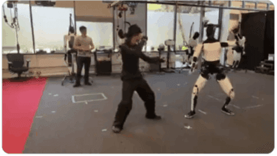 Elons optimus can do kung fu like us