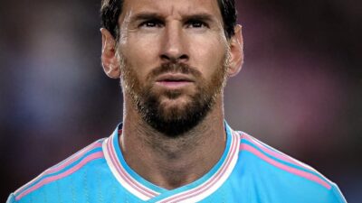Hattrick de asistencias para messi vs new england.