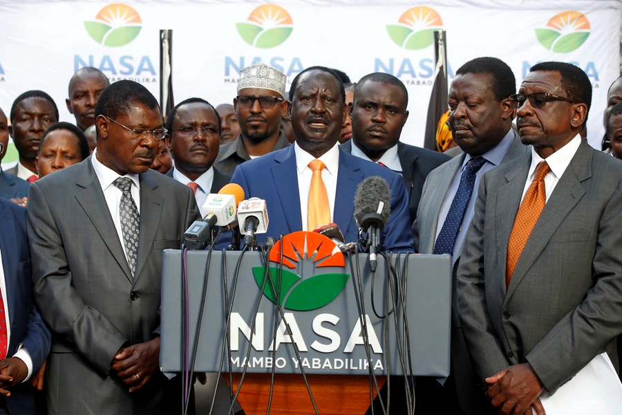 Kalonzo musyoka , mudavadi raila odinga nasa kenya election