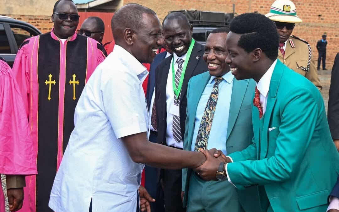 Kasmuel McOure and president Ruto