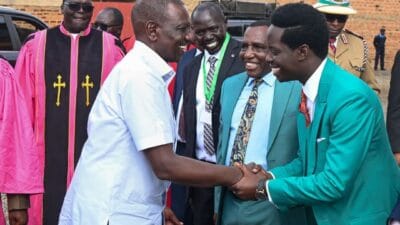 Kasmuel McOure and president Ruto