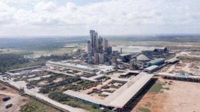 Mombasa cement vipingo aerial photo
