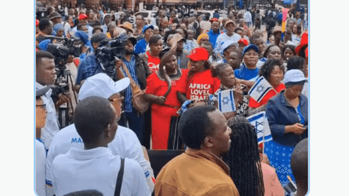 Nairobi kenya protests on israel