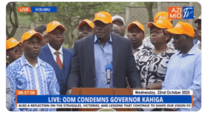 Odm in siaya
