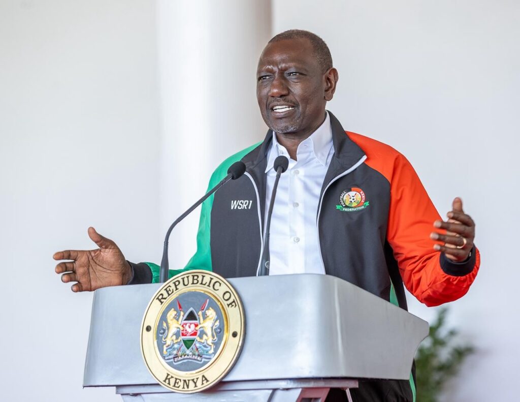 President ruto addresses at statehouse