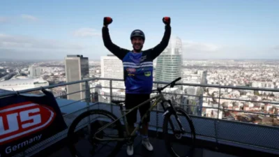 Social media star aurelien fontenoy breaks world record