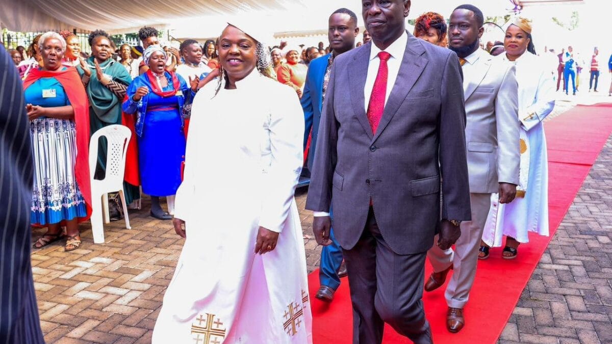 Gachagua and wife Dorcas