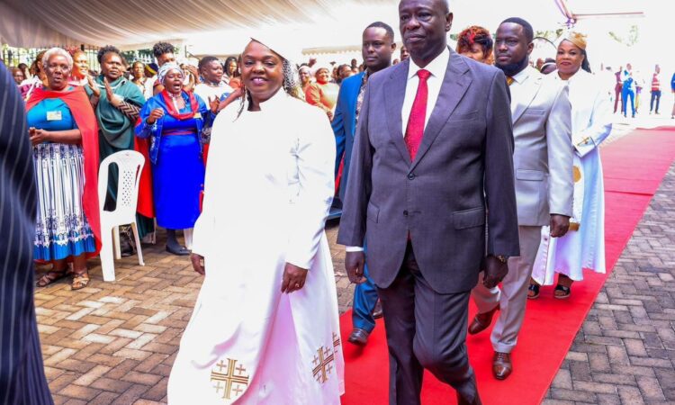 Gachagua and wife Dorcas