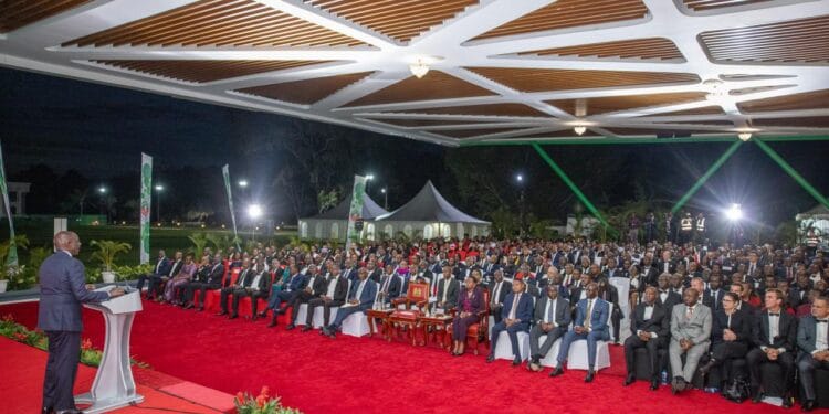 Hosted the Taxpayers Dinner at State House Nairobi