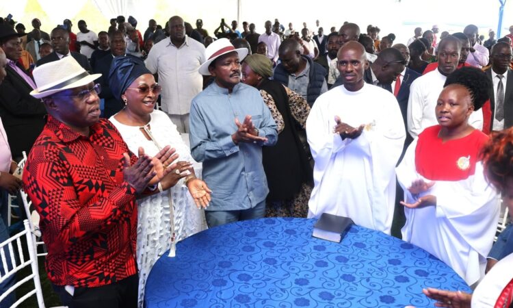 Kalonzo and Pastor Ezekiel in Emali