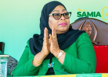 Tanzanian president samia suluhu hassan wins first