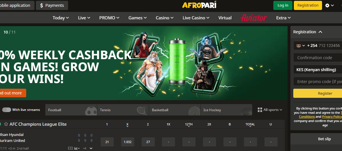 Afropari bet kenya