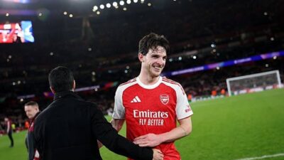 Arteta on declan rice winning ballon dor