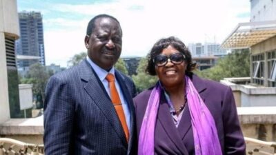 Raila odinga and his sister beryl