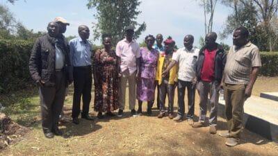 Raila odinga family on sister burial photo (1)