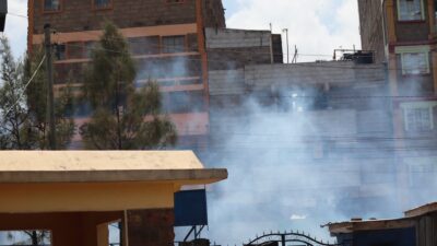 Rigathi gachagua teargassed at pcea kariobangi north