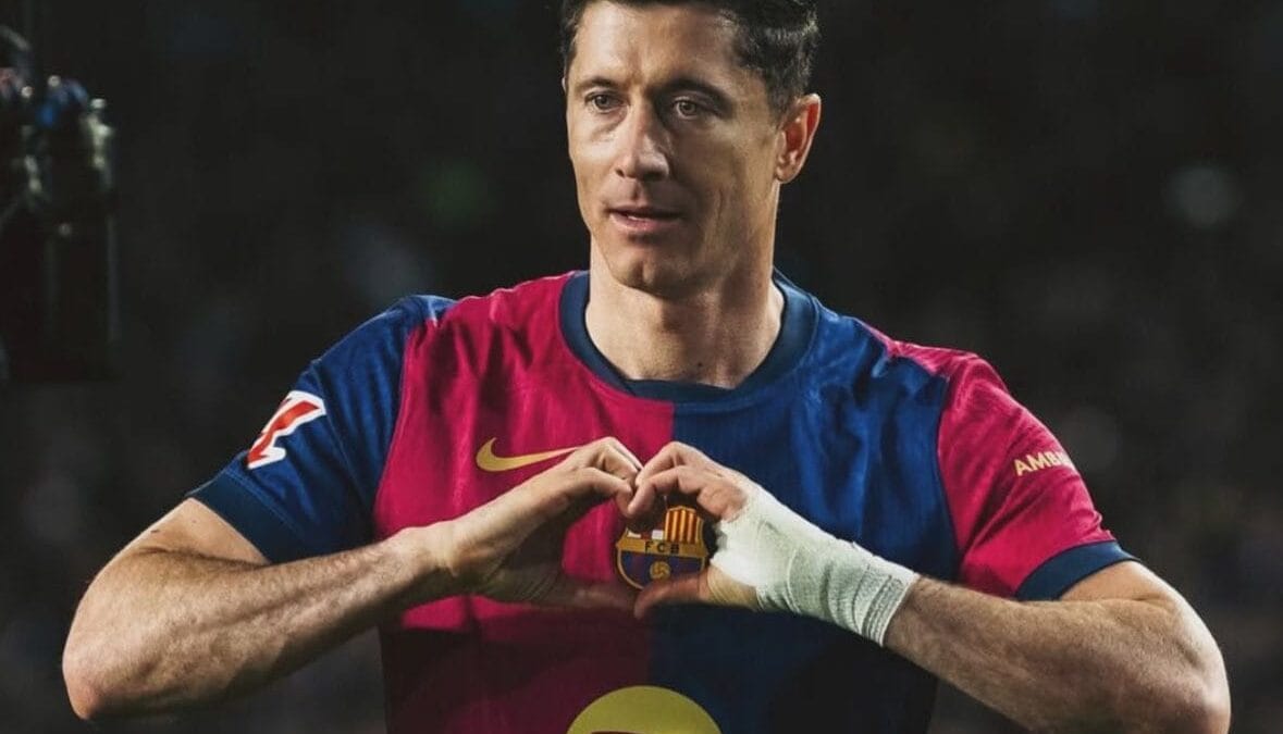 Robert Lewandowski on Barça