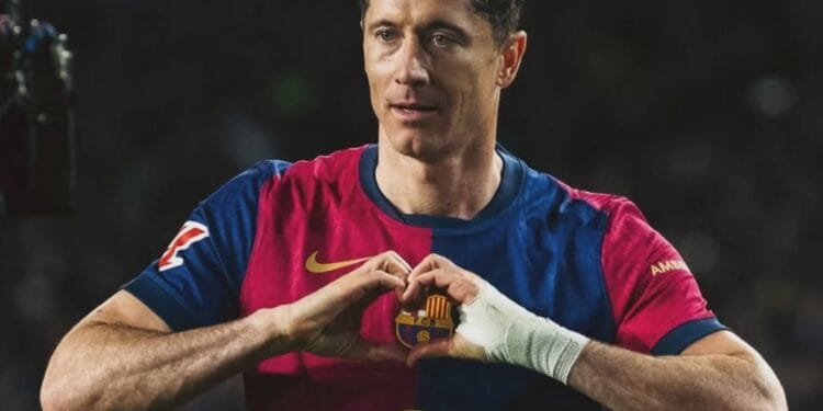 Robert Lewandowski on Barça