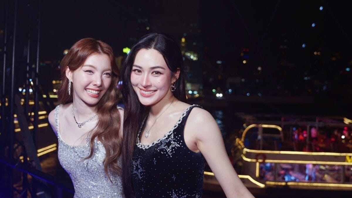 Thai acting duo Lingling Kwong and Orm Kornnaphat