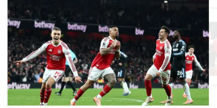 Arsenal at emirates