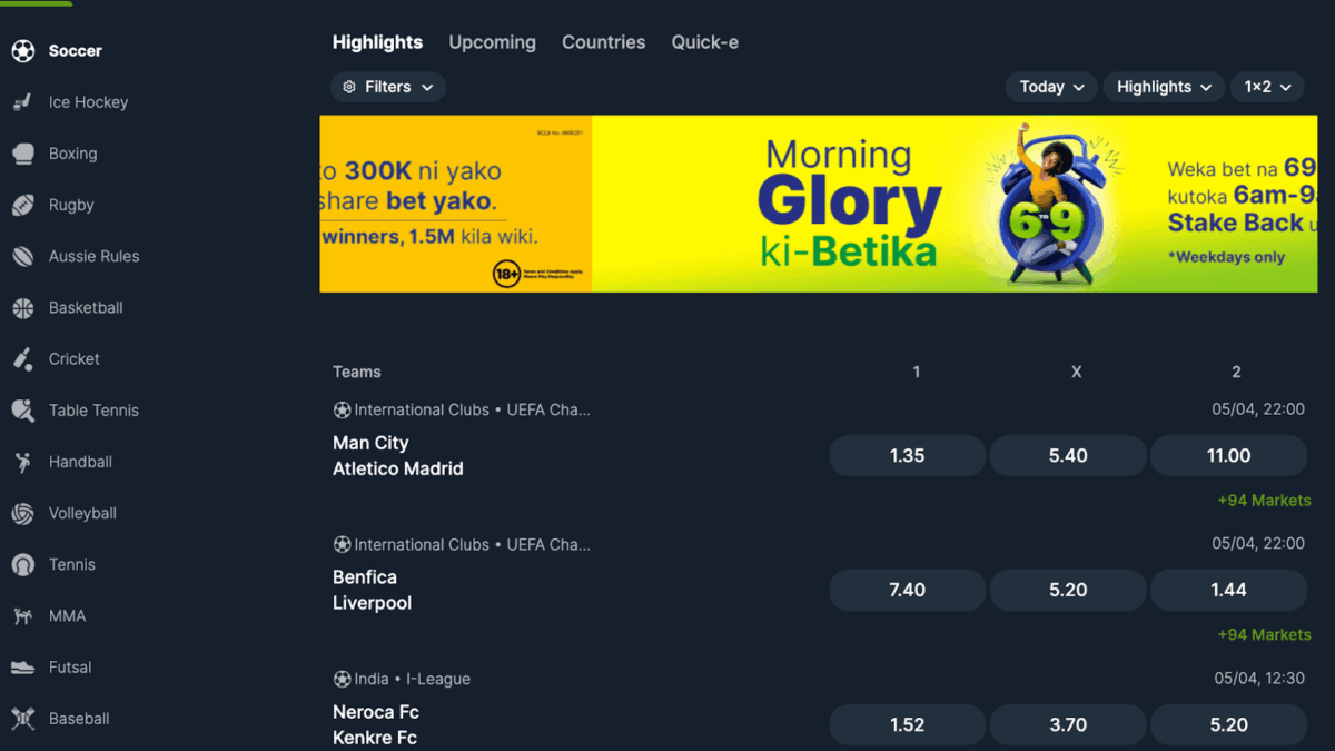 Betika betting firm (1)