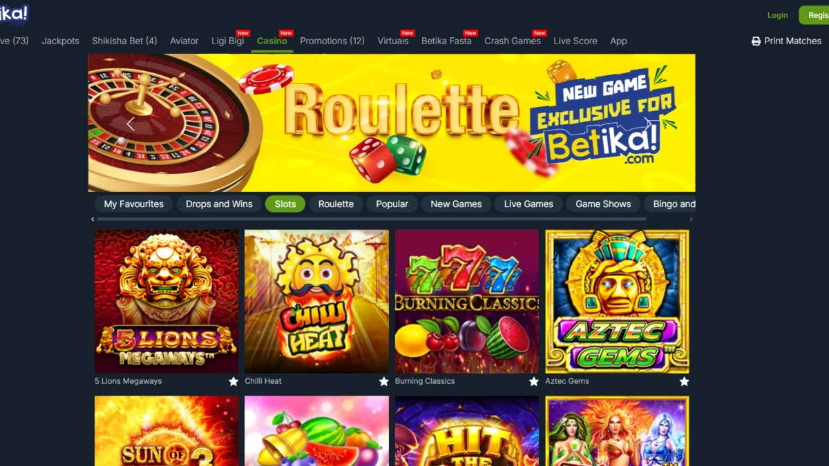 Betika casino