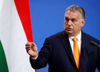 Italian Deputy PM Salvini and Hungarian PM Orban hold a joint news conference in Budapest