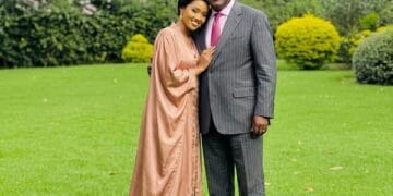 Liz jackson and cyrus jirongo photo