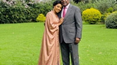 Liz jackson and cyrus jirongo photo