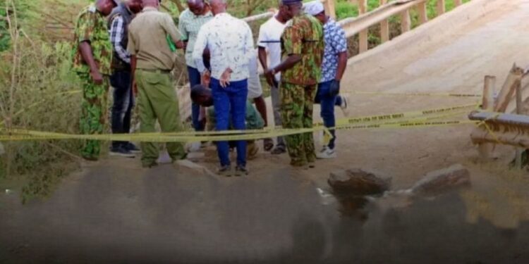 Police discovered explosive planted under bridge